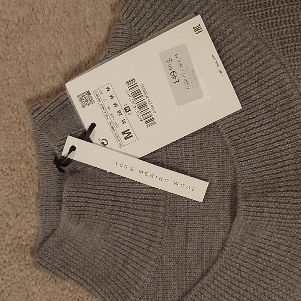Zara 100% merino wool limited edition sweater - Picture 5 of 7
